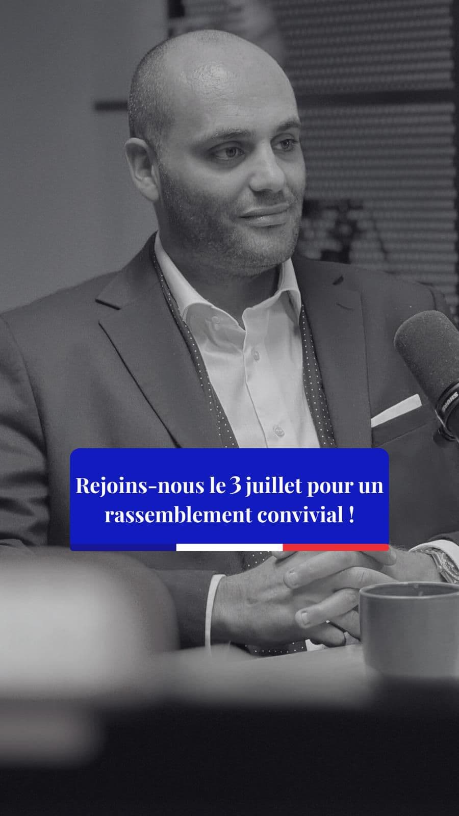 Rejoins nous le 3 juillet pour un rassemblement convivial !